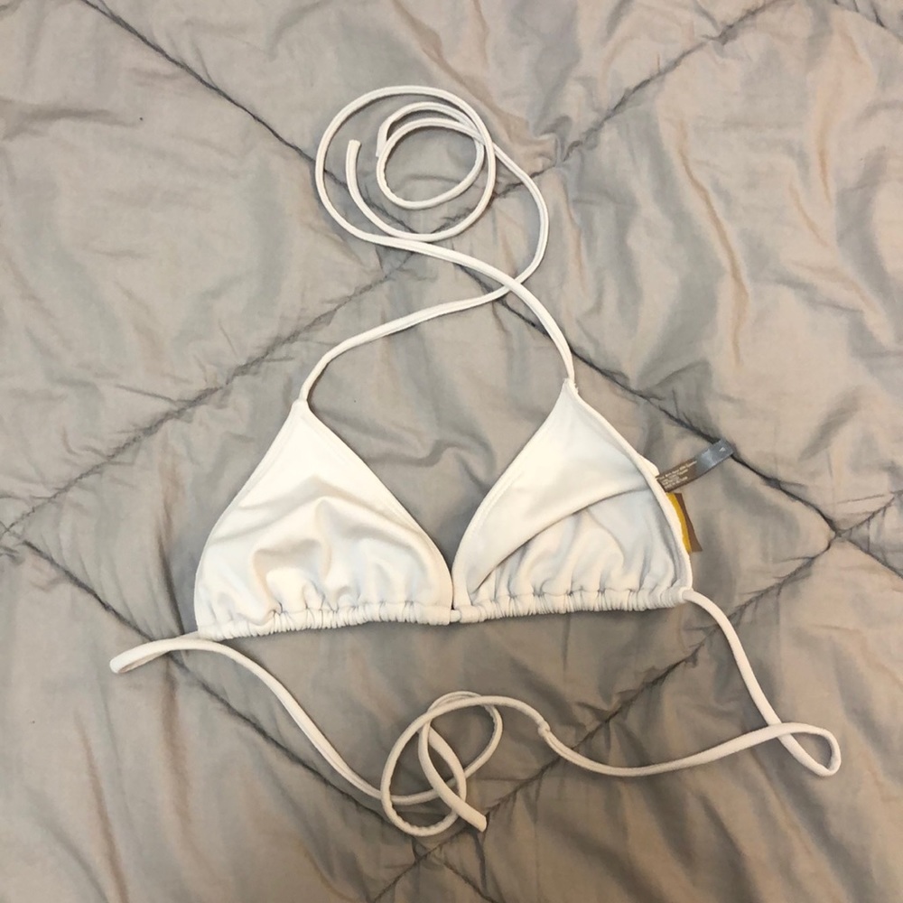 WHITE BIKINI TOP